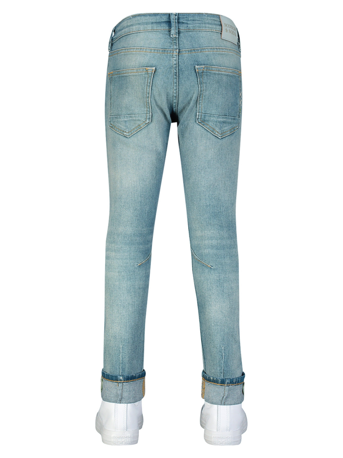 Scotch & Soda Kids jeans The Singel slim tapered Blue in Blue 1703244444-6700900128-6.jpg | NICKIS.com