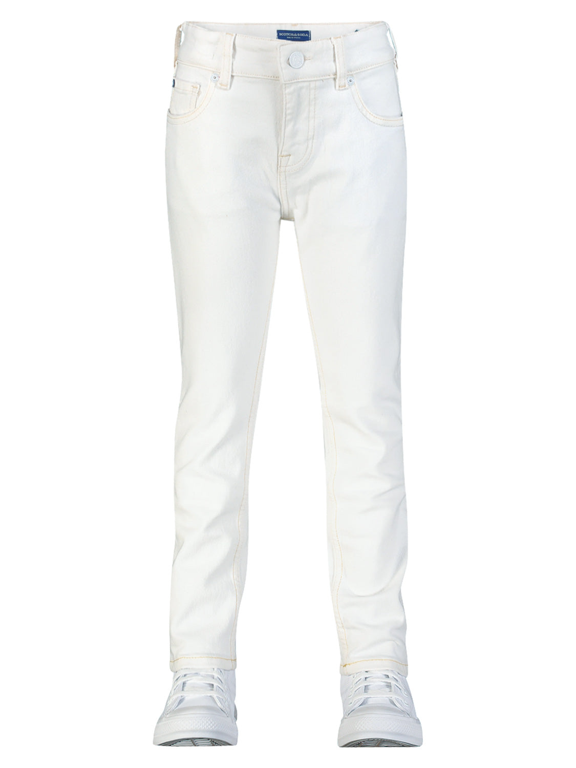 Scotch & Soda Kids jeans Dean loose tapered White in White 1703244449-6701816586-4.jpg | NICKIS.com