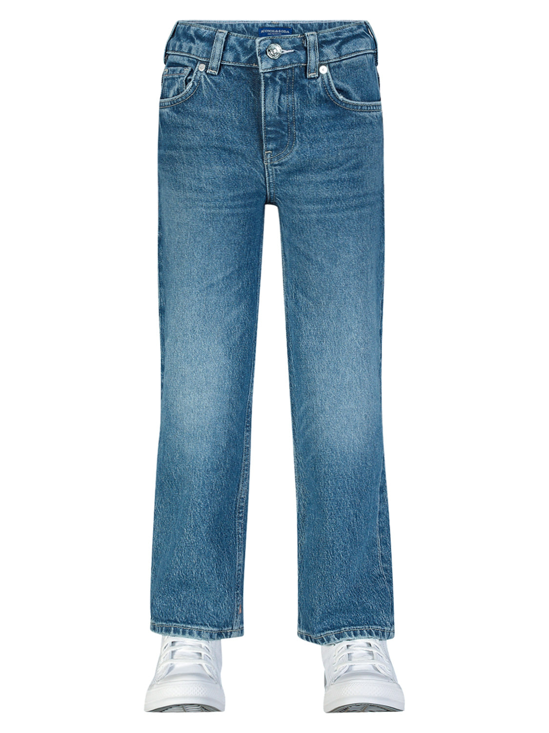 Scotch & Soda Kids jeans The Sky straight Blue in Blue 1703244485-6709934142-4.jpg | NICKIS.com