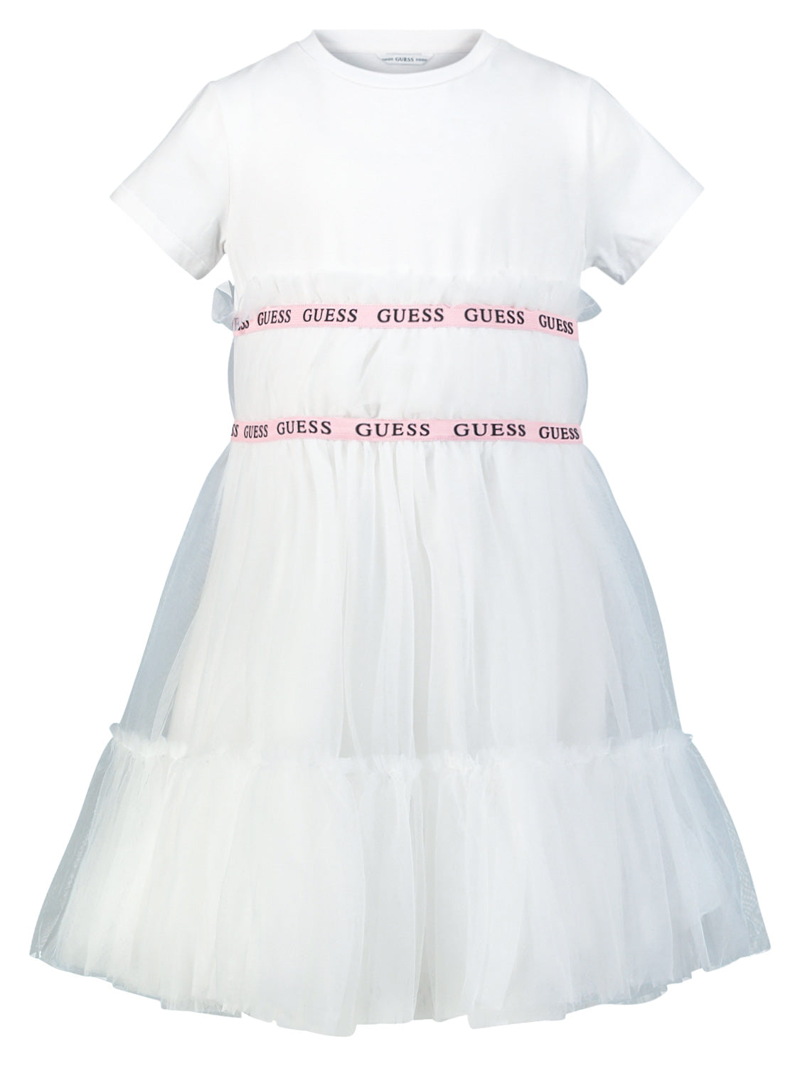 Guess Kids dress White in White 1703244511-6905490893-1.jpg | NICKIS.com