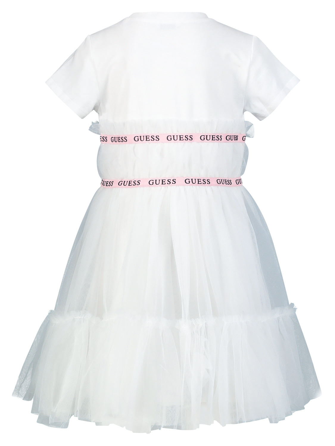 Guess Kids dress White in White 1703244512-6905490893-5.jpg | NICKIS.com