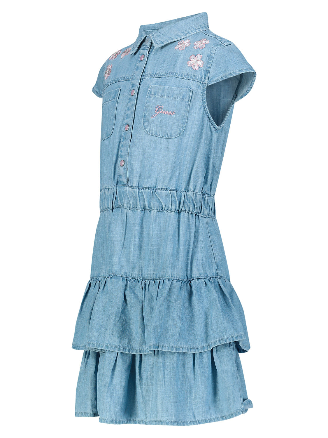 Guess Kids dress Blue in Blue 1703244523-6907689029-4.jpg | NICKIS.com