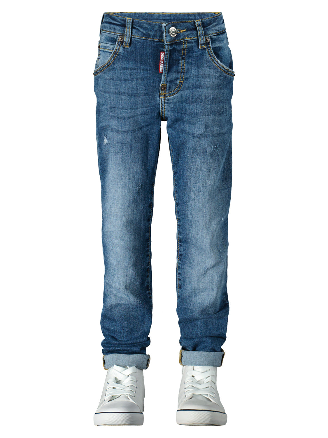 DSQUARED2 Kids jeans Cool Guy Blue in Blue 1703256107-6804862532-4.jpg | NICKIS.com