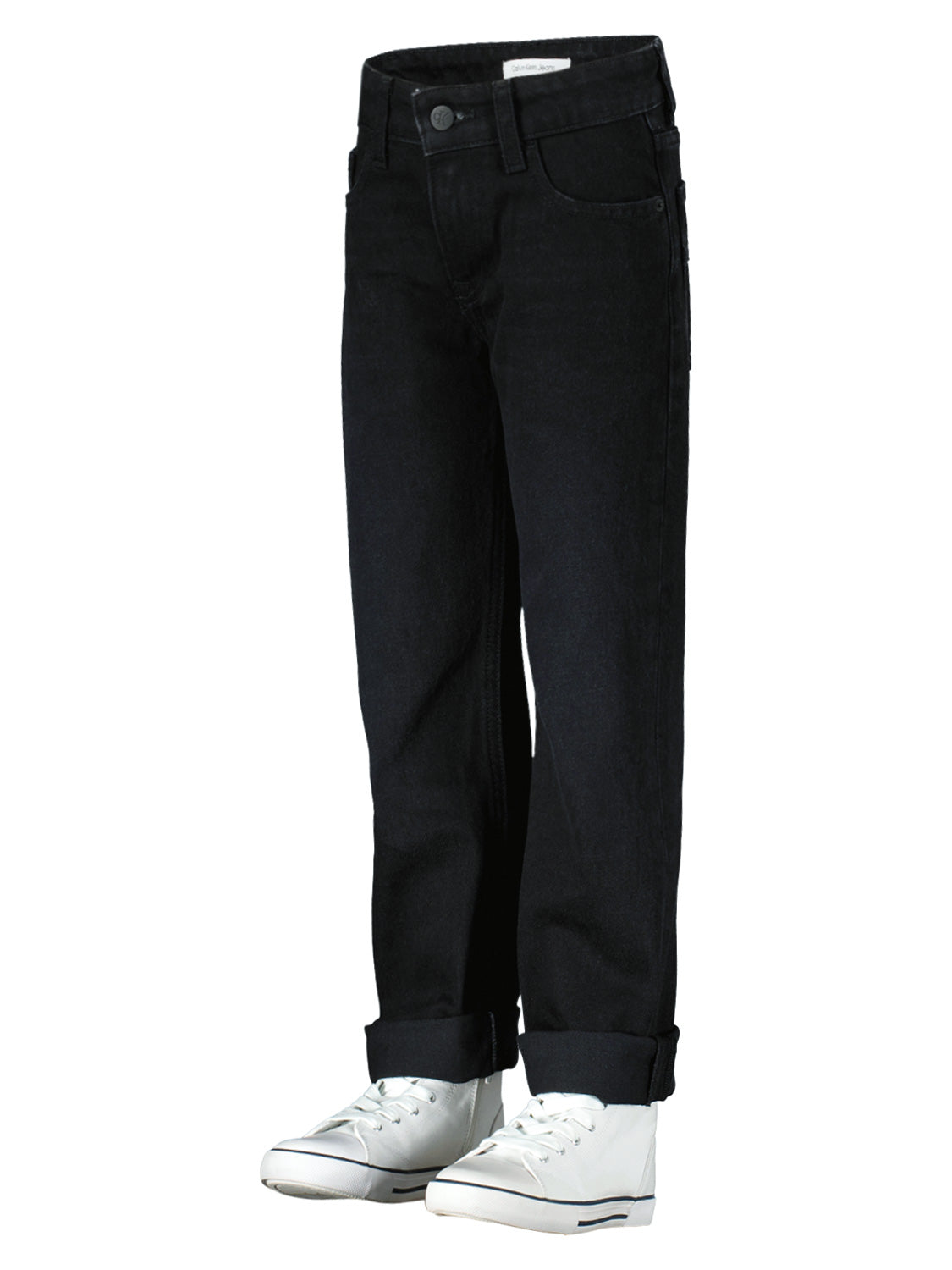 Calvin Klein Kids jeans Regular Straight Washed Black  in  1703256121-6808481930-5.jpg | NICKIS.com