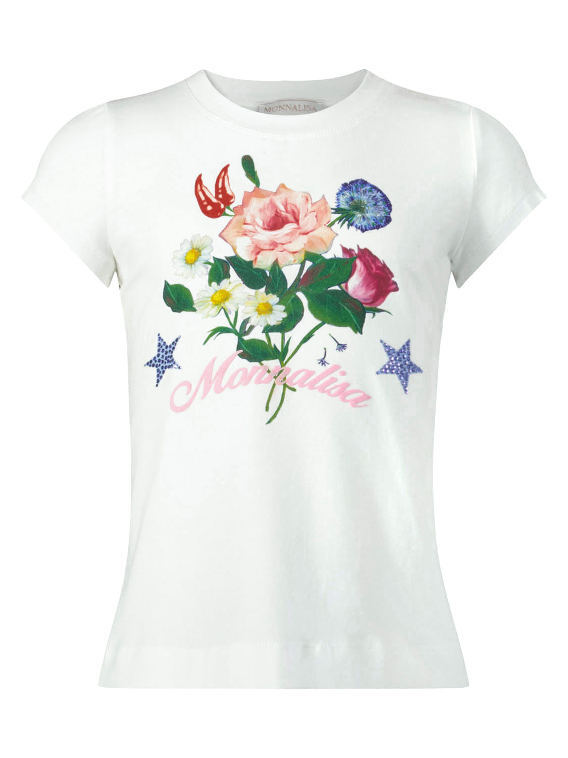 Monnalisa Kids t-shirt White in White 1703256866-6901009936-1.jpg | NICKIS.com