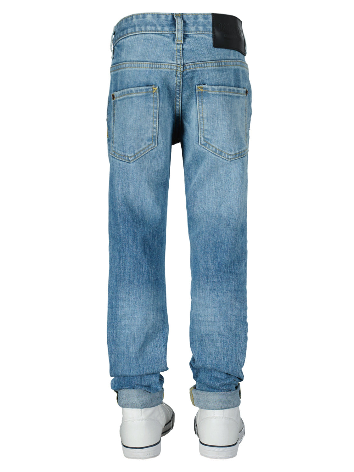 DSQUARED2 Kids jeans Skater Jean Blue in Blue 1703678865-6702206900-6.jpg | NICKIS.com