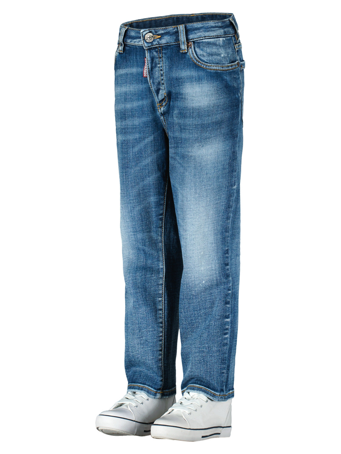 DSQUARED2 Kids jeans Boston Jean Blue in Blue 1703678897-6707709172-5.jpg | NICKIS.com