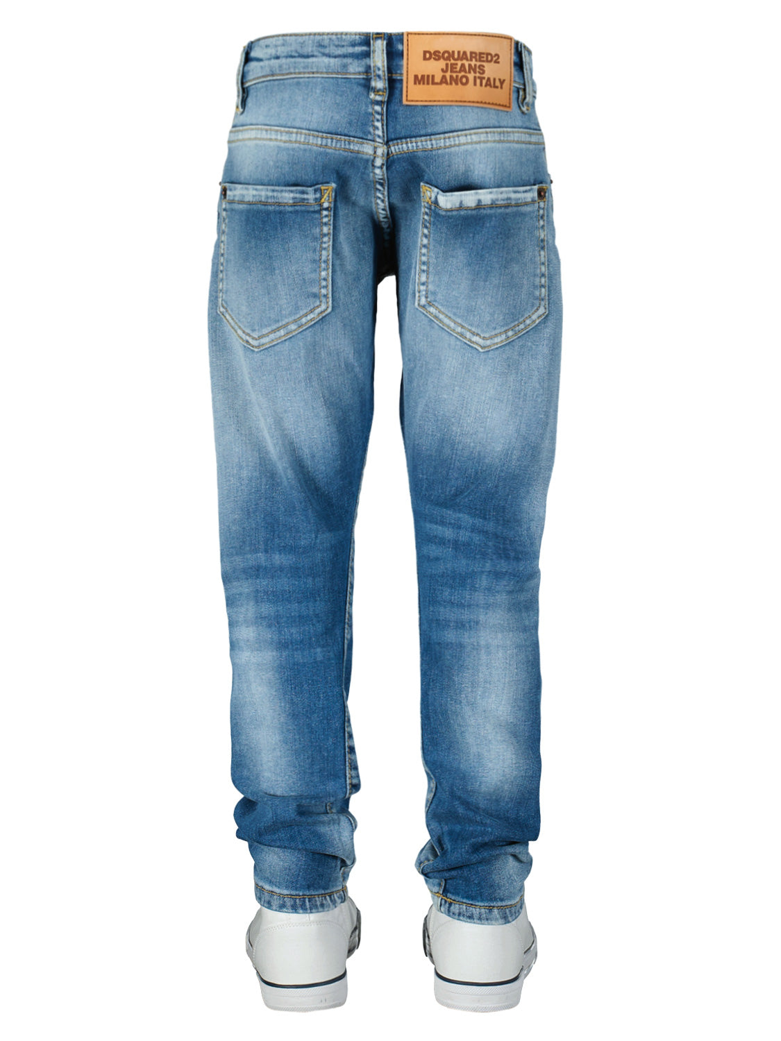 DSQUARED2 Kids jeans Twist Jean Blue in Blue 1703678901-6707732853-6.jpg | NICKIS.com