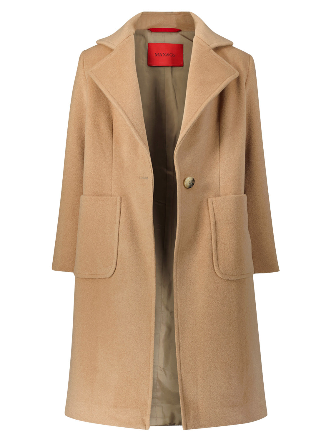 MAX&Co. Kids Wool Coat Camel in Camel 1704204322-6904013876-4.jpg | NICKIS.com