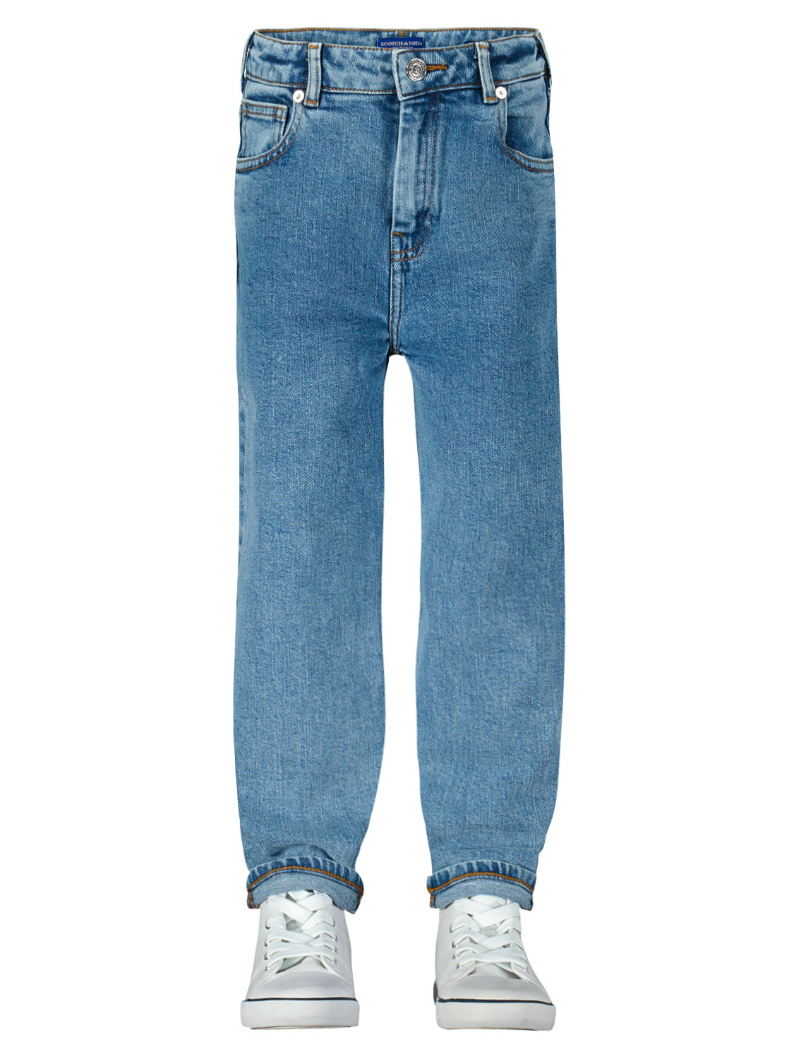 Scotch & Soda Kids jeans The Tide balloon fit jeans — Intergalactic Blue in Blue 1704205572-6600957486-4.jpg | NICKIS.com