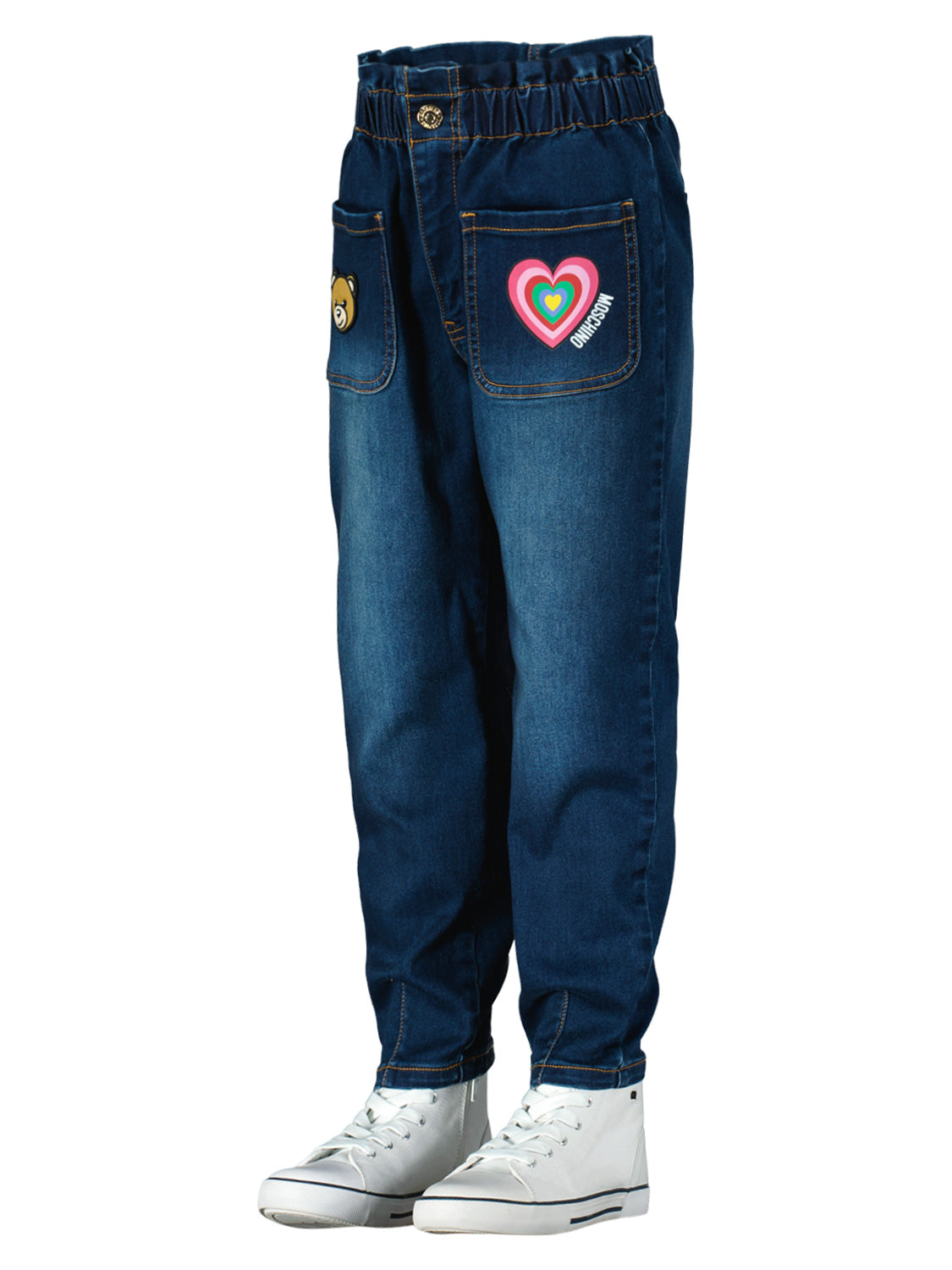 Moschino Kids jeans Blue in Blue 1704205601-6604558222-5.jpg | NICKIS.com