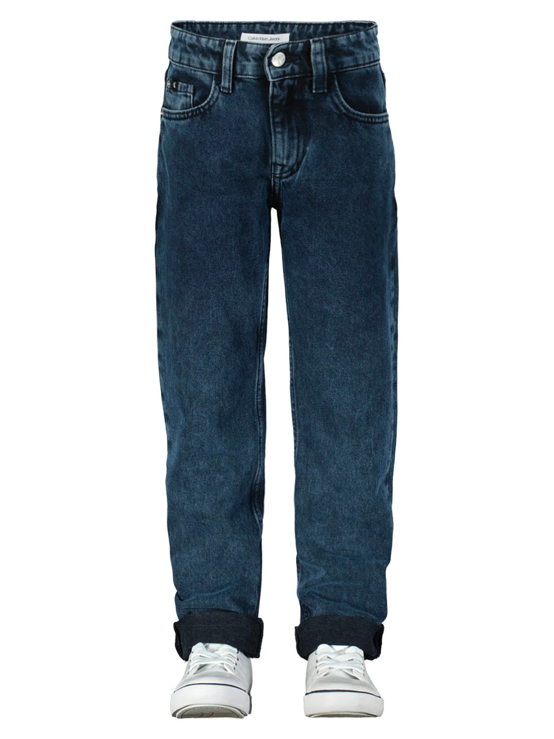 Calvin Klein Kids jeans Regular Straight Visual Blue in Blue 1705060956-6901718768-4.jpg | NICKIS.com