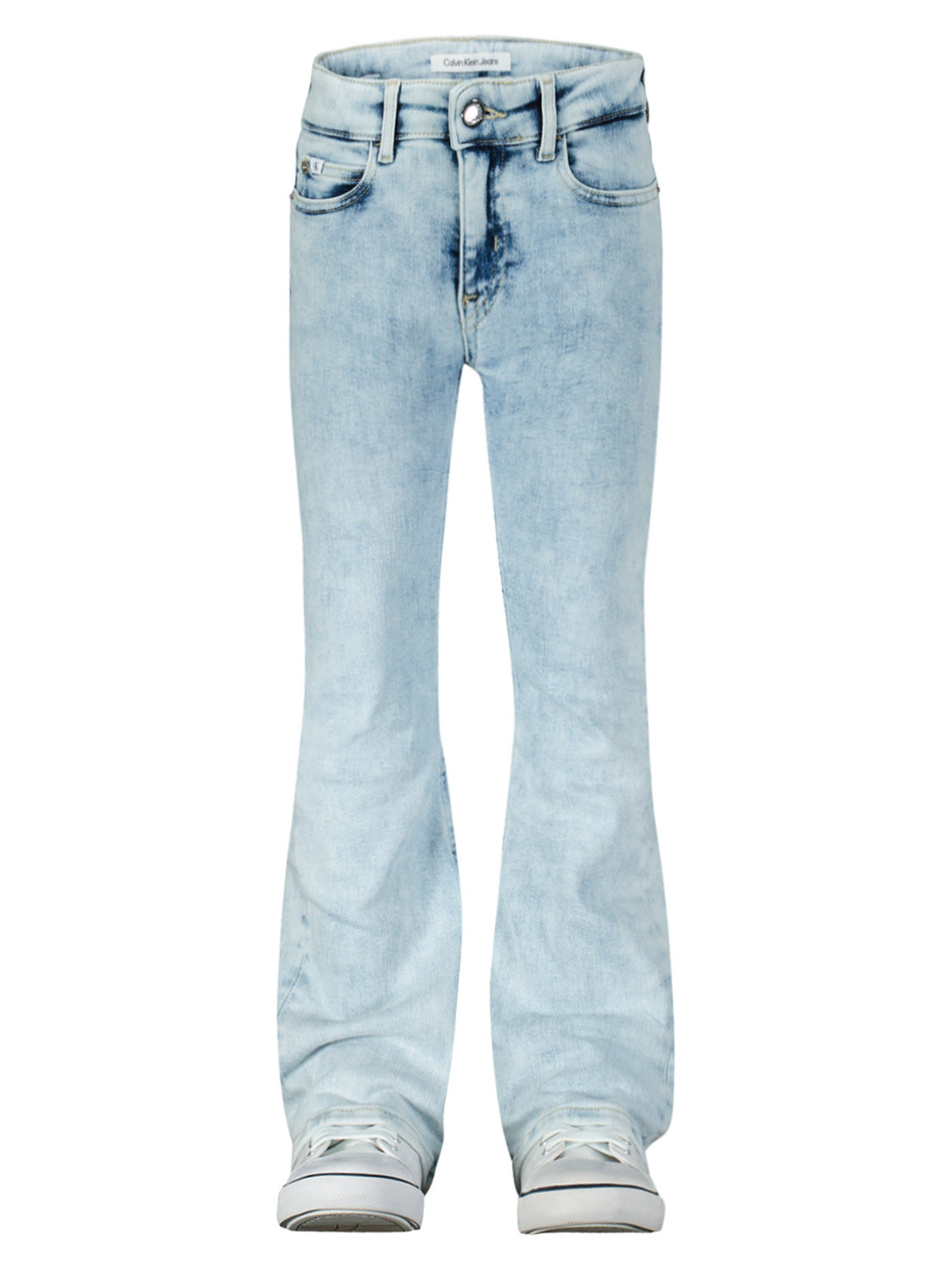 Calvin Klein Kids jeans Flare Optic Blue in Blue 1705060961-6906075606-4.jpg | NICKIS.com