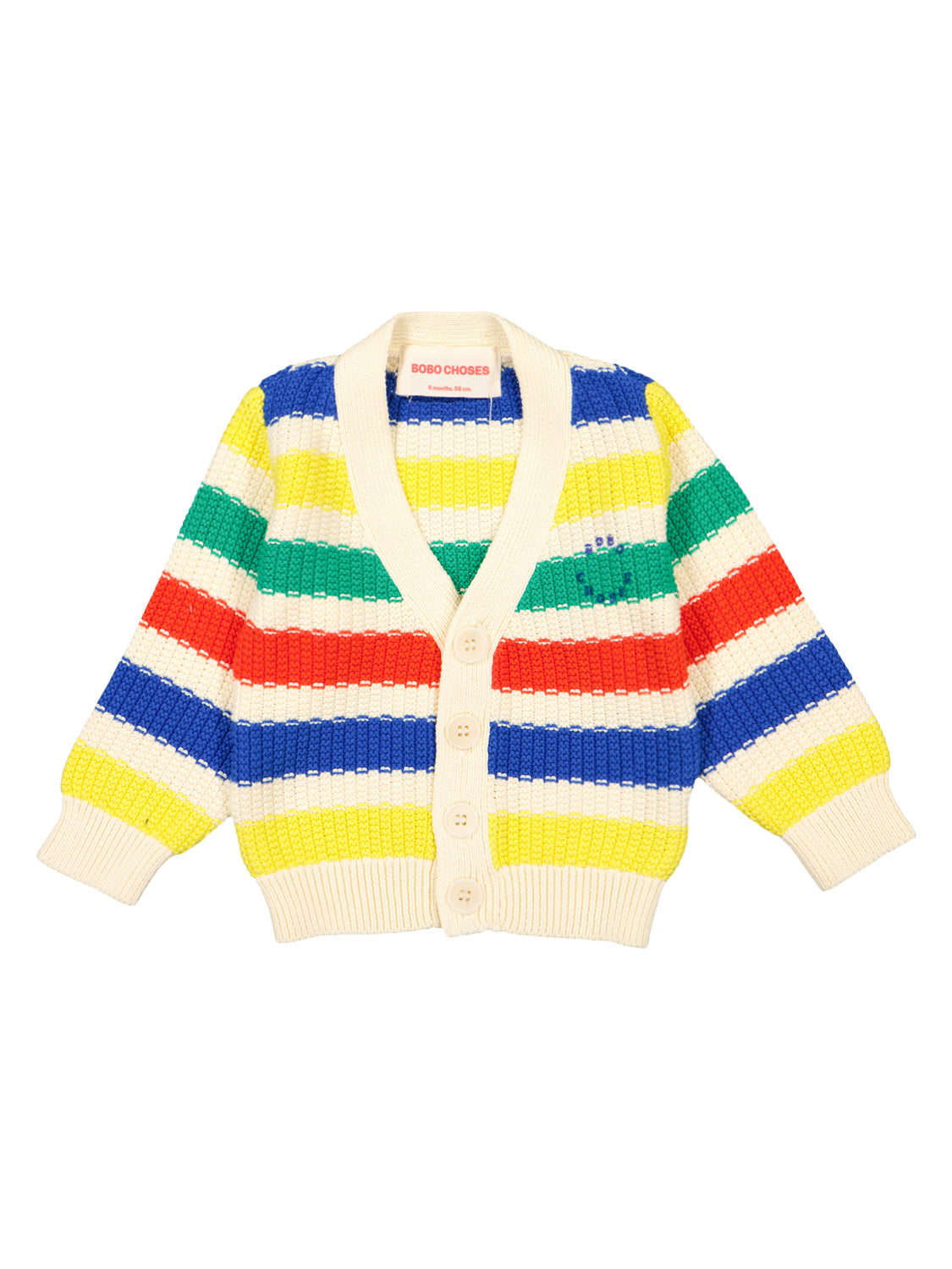 Bobo Choses Kids cardigan Multicolor Stripes Multicoloured in Multicoloured 1705420129-6904629640-1.jpg | NICKIS.com