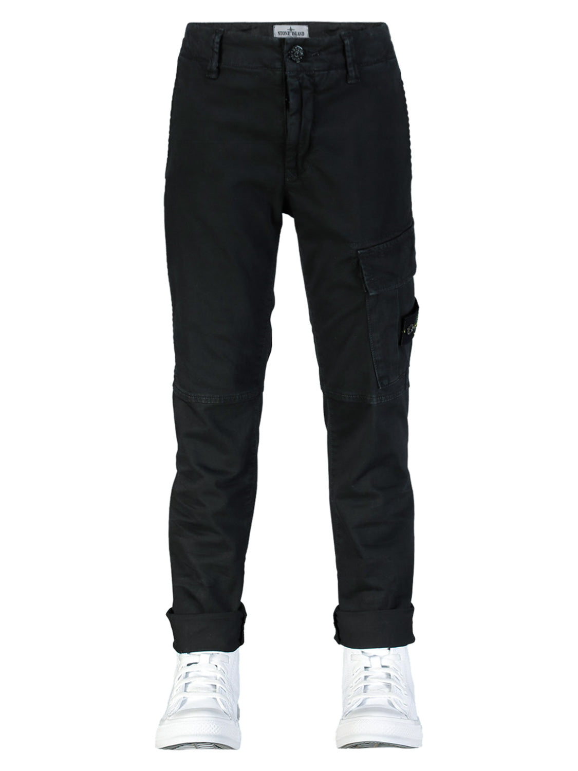 STONE ISLAND JUNIOR Kids Cargo Trousers  in  1705486738-6803480772-4.jpg | NICKIS.com