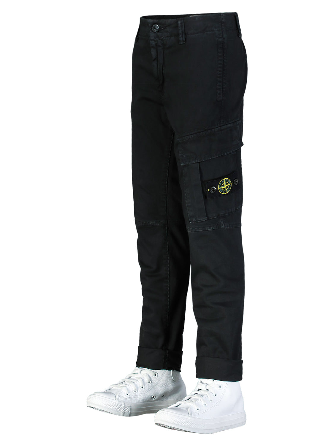 STONE ISLAND JUNIOR Kids Cargo Trousers  in  1705486738-6803480772-5.jpg | NICKIS.com