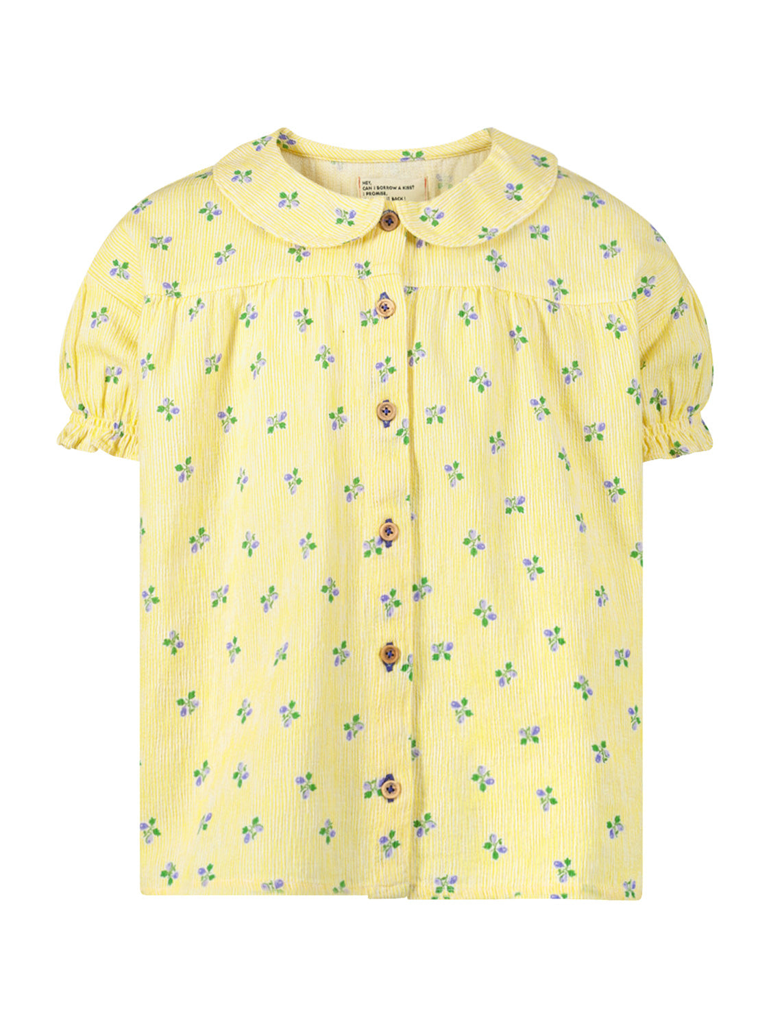 Piupiuchick Kids blouse Yellow in Yellow 1705593248-6902684460-1.jpg | NICKIS.com