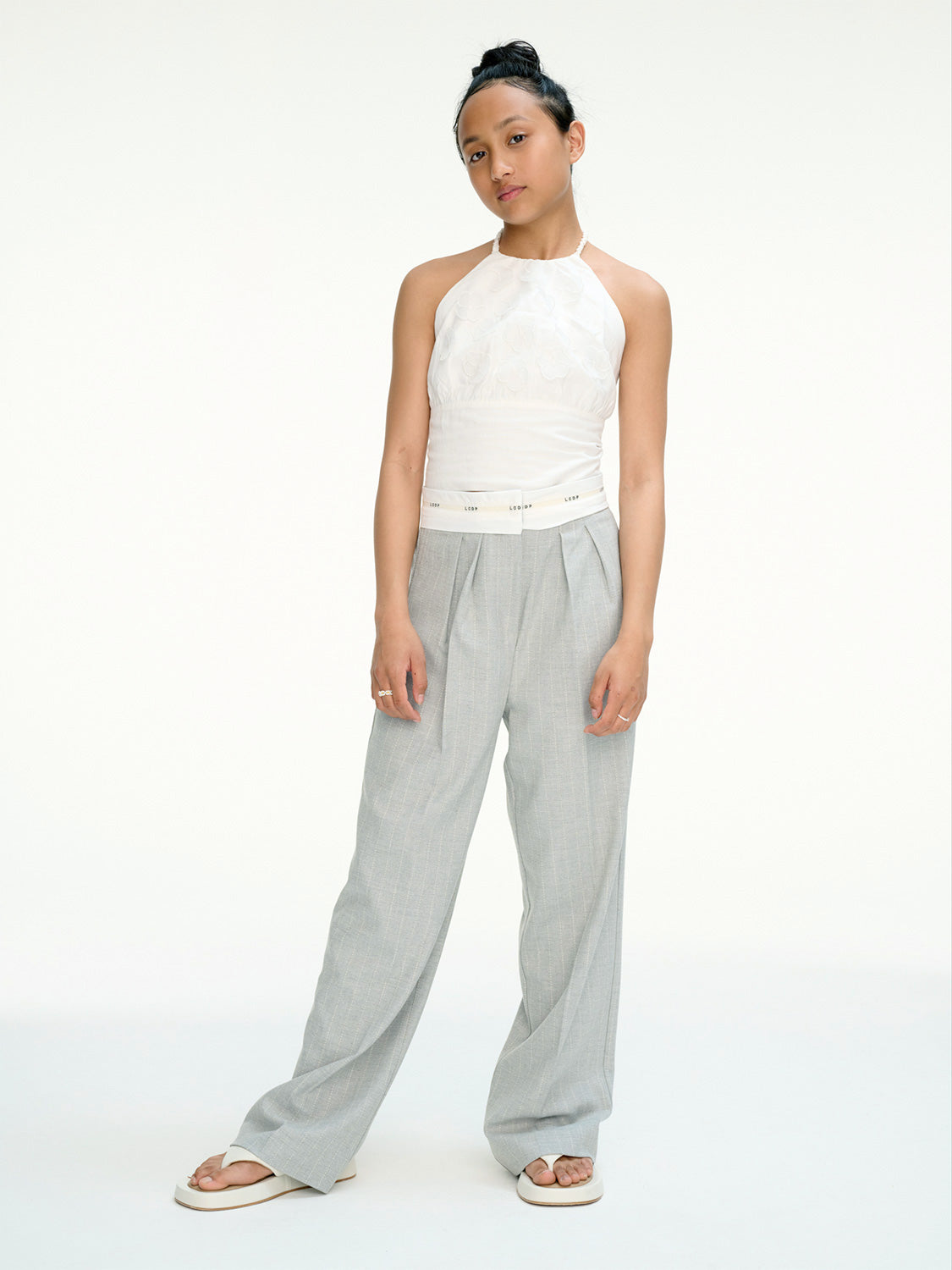 LES COYOTES DE PARIS Kids pants Grey in Grey 1705673077-6902990221-2.jpg | NICKIS.com