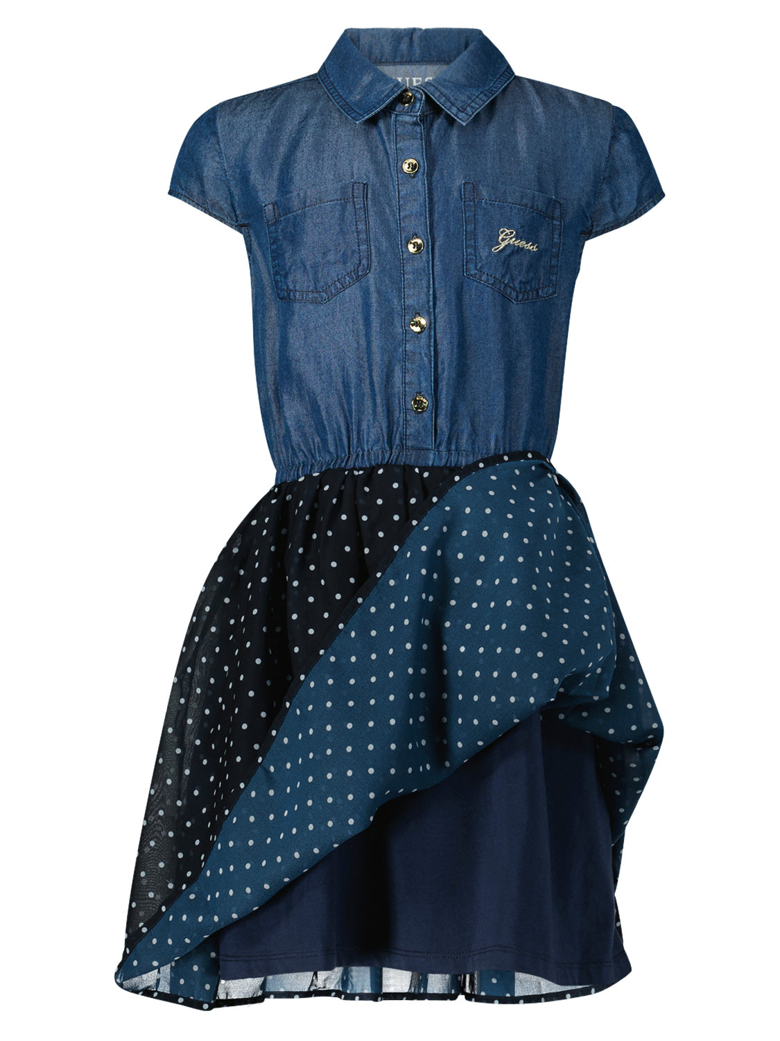 Guess Kids dress Blue in Blue 1706117724-6904496748-5.jpg | NICKIS.com