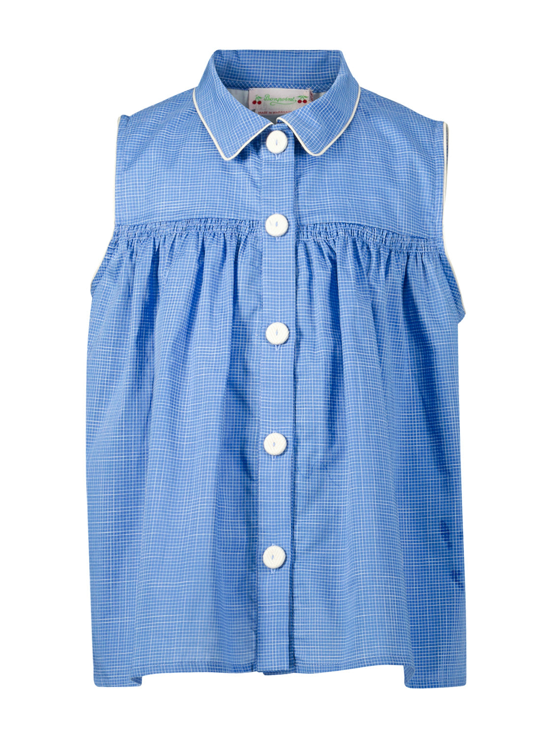 Bonpoint Kids blouse Fedra Blue in Blue 1706192847-6907895752-1.jpg | NICKIS.com