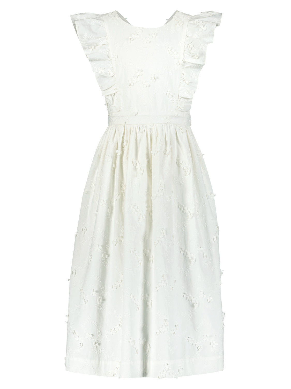 Bonpoint Kids dress Frida White in White 1706192850-6908718942-1.jpg | NICKIS.com