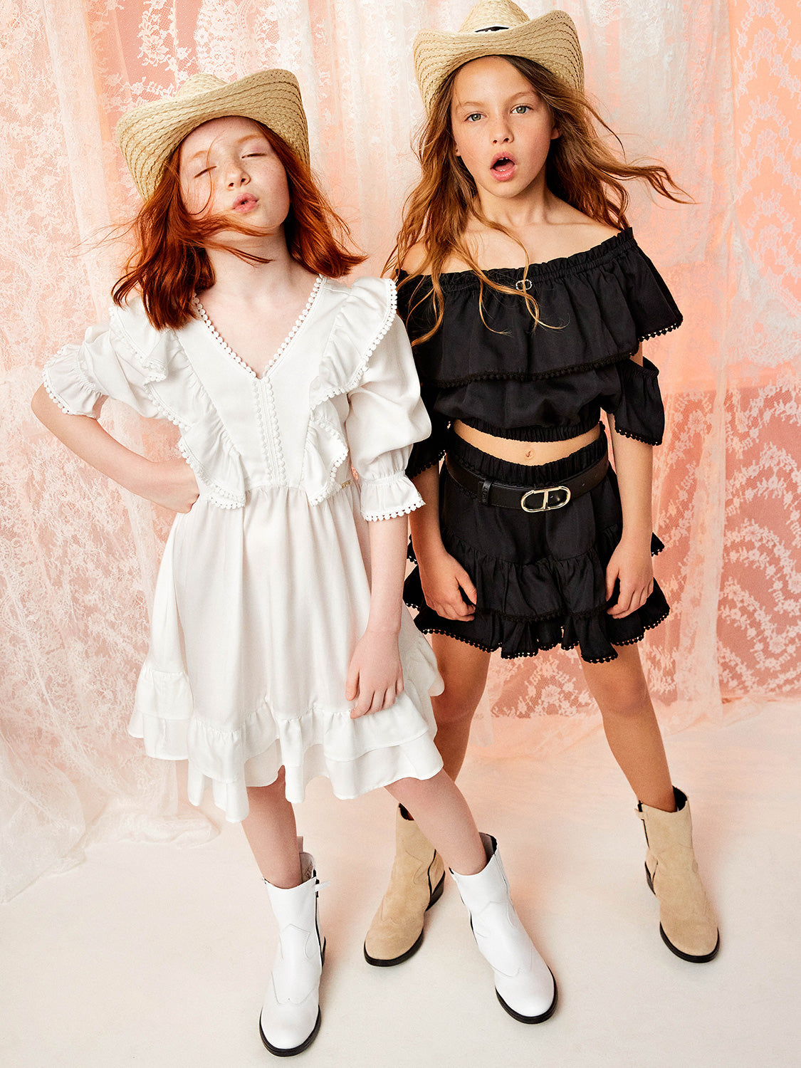 TWINSET Kids dress White in White 1706283943-6907378584-2.jpg | NICKIS.com