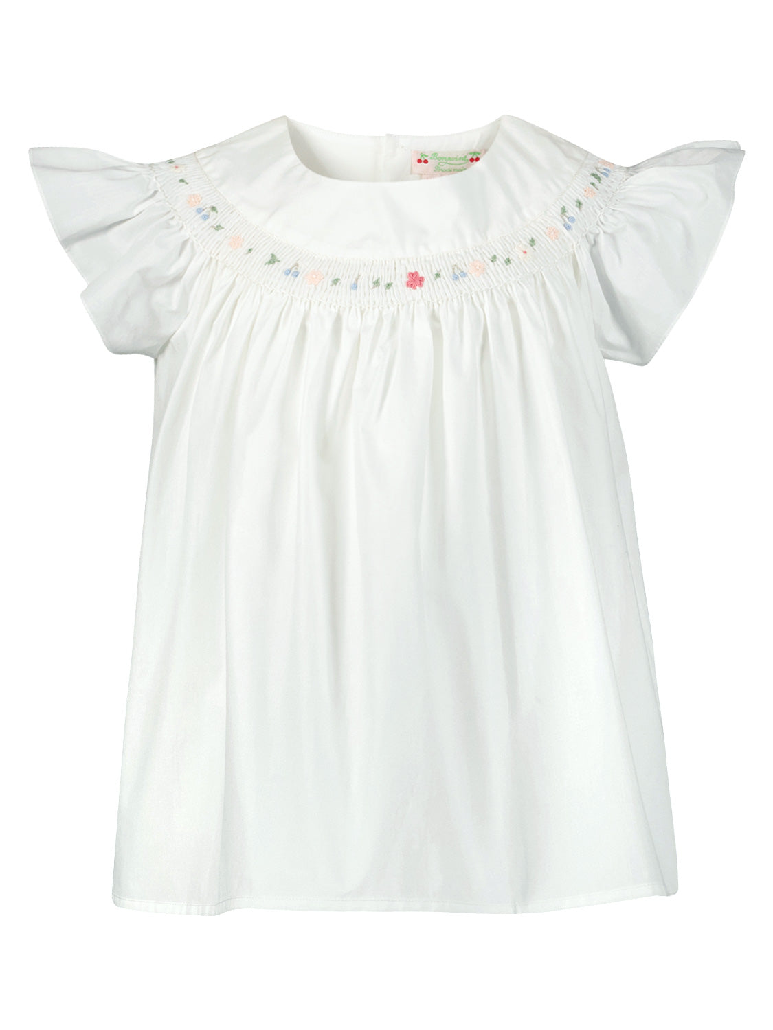 Bonpoint Kids blouse Fillys White in White 1706560416-6900732862-1.jpg | NICKIS.com