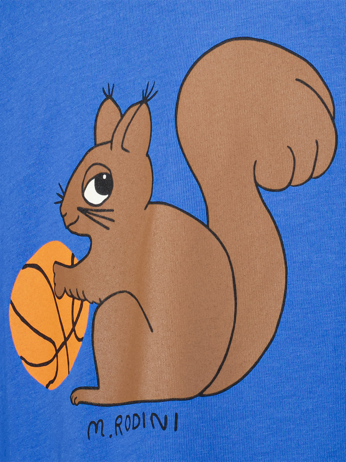 Mini Rodini Kids t-shirt Squirrels Blue in Blue 1706560480-6906739279-5.jpg | NICKIS.com