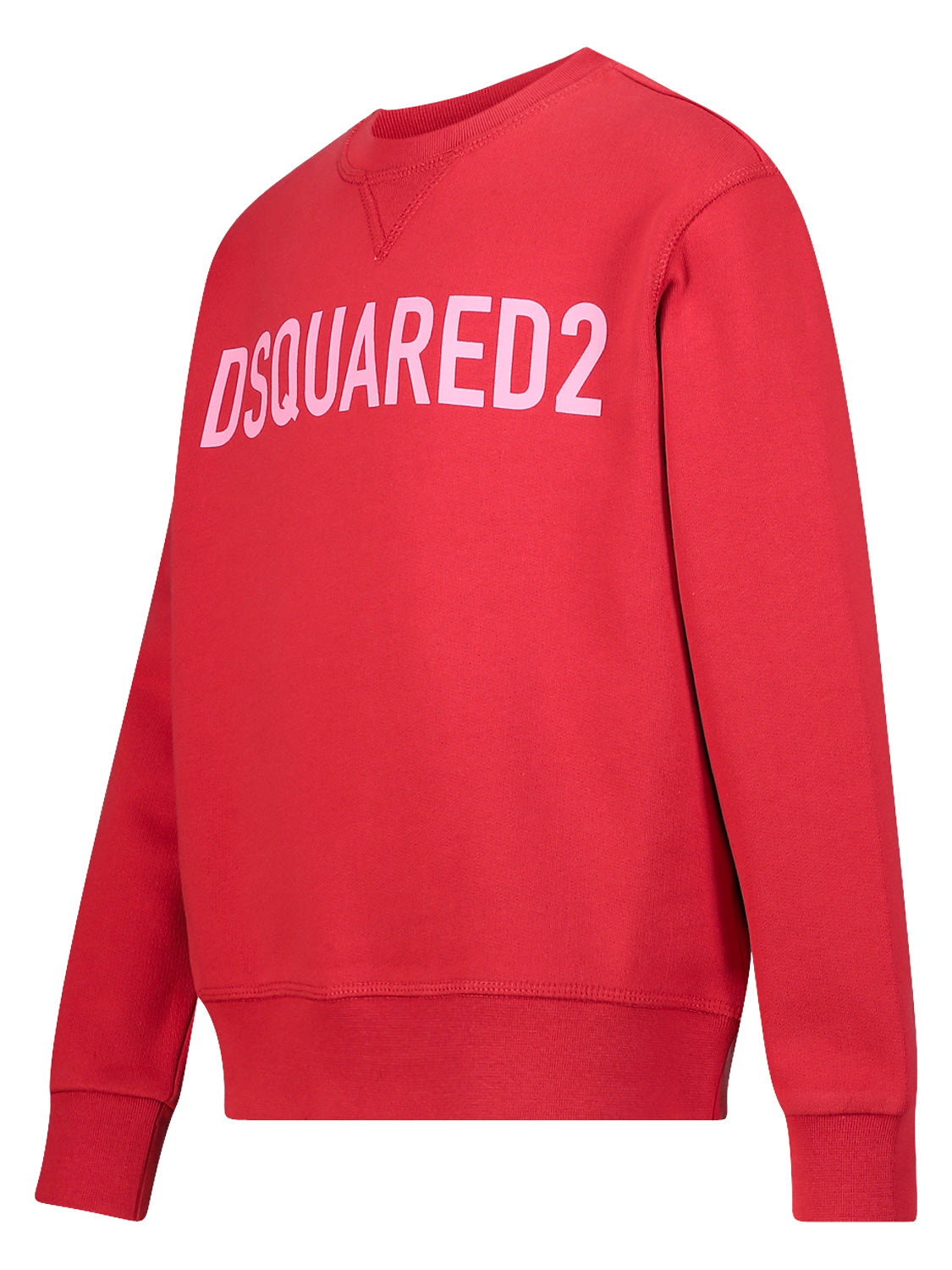 DSQUARED2 Kids Sweatshirt Relax-eco Red in Red 1706560576-6909106791-4.jpg | NICKIS.com