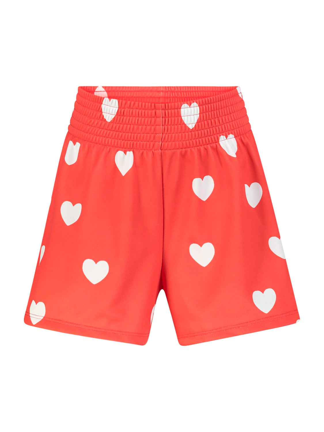 Mini Rodini Kids Shorts Hearts Red in Red 1706612968-6908148872-1.jpg | NICKIS.com