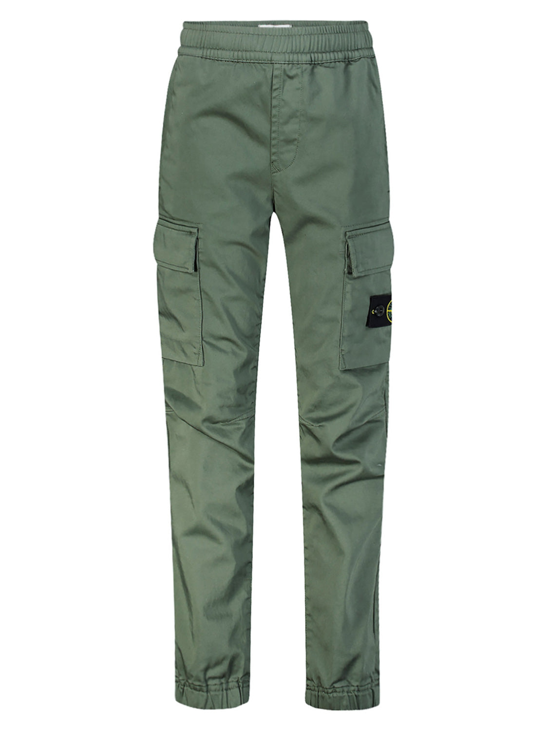 STONE ISLAND JUNIOR Kids Cargo Trousers Olive Green in Olive Green 1706803037-6902594420-1.jpg | NICKIS.com