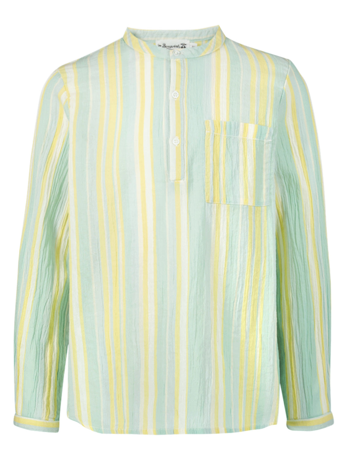 Bonpoint Kids shirt Artiste Mint Green in Mint Green 1706805262-6905729813-1.jpg | NICKIS.com