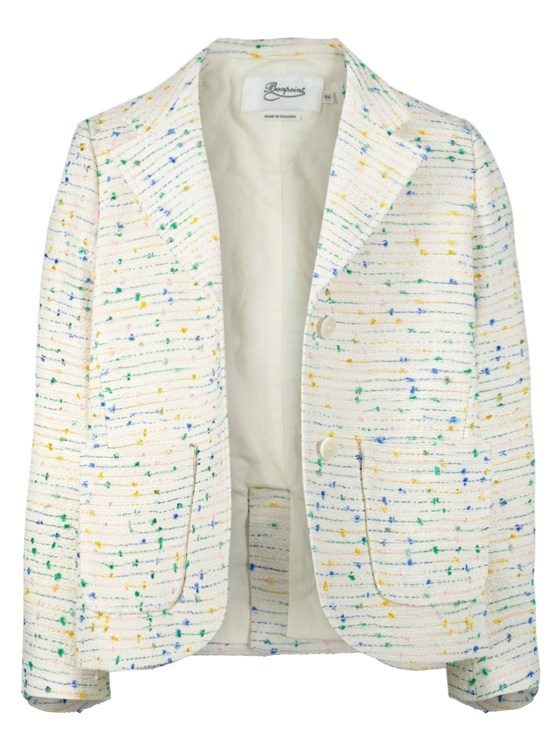 Bonpoint Kids Blazers Tomas White in White 1706805273-6908250957-4.jpg | NICKIS.com