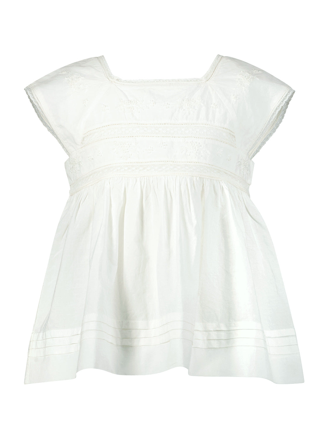 Bonpoint Kids blouse Flower White in White 1706805284-6908921552-1.jpg | NICKIS.com