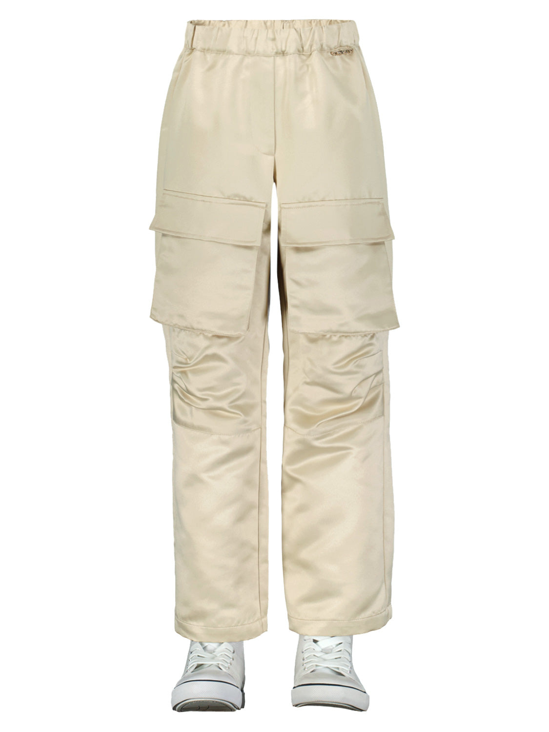 TWINSET Kids Cargo Trousers Beige in Beige 1706805324-6909804168-4.jpg | NICKIS.com