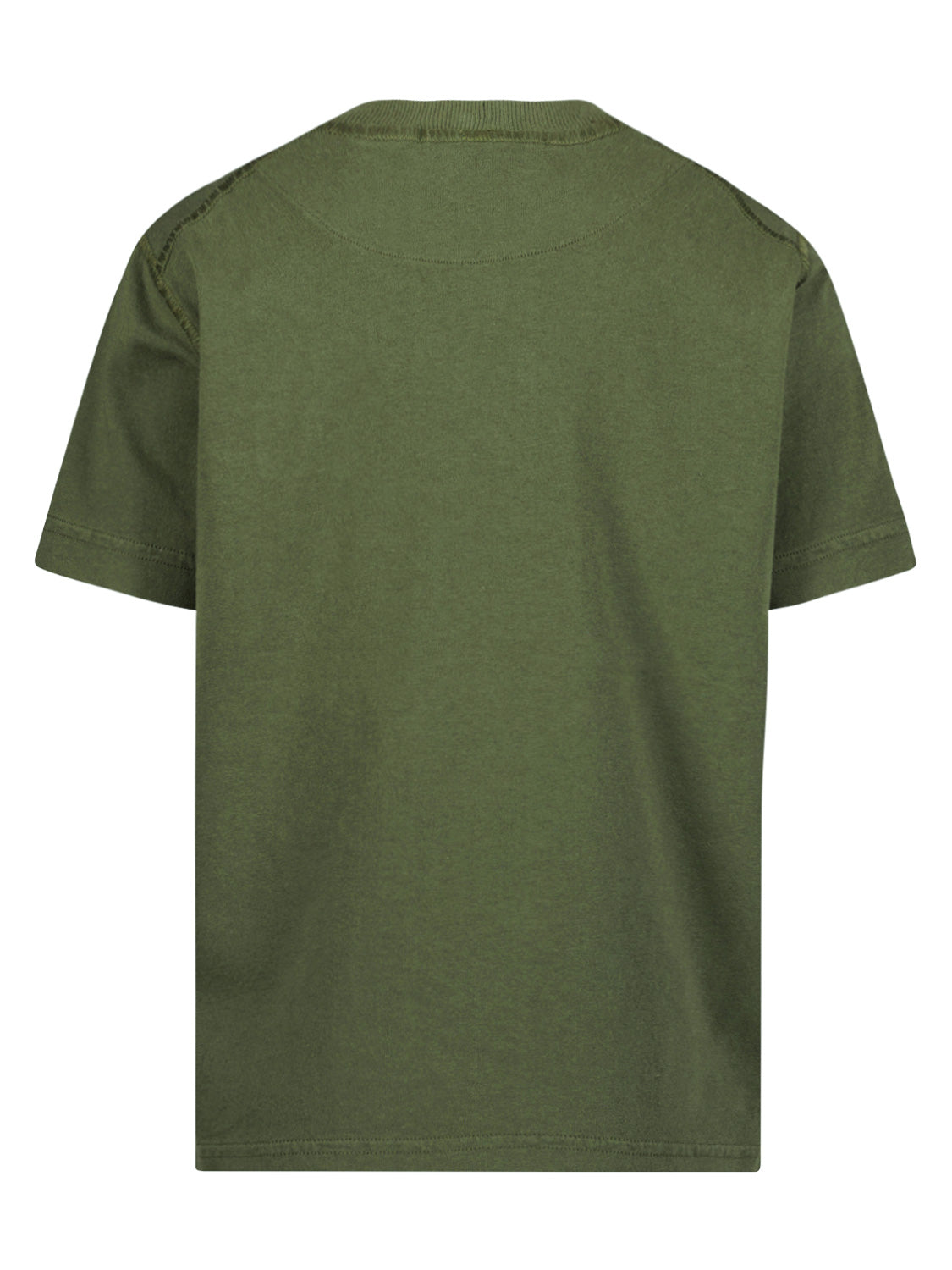 STONE ISLAND JUNIOR Kids t-shirt Olive Green in Olive Green 1707210666-6902151974-4.jpg | NICKIS.com