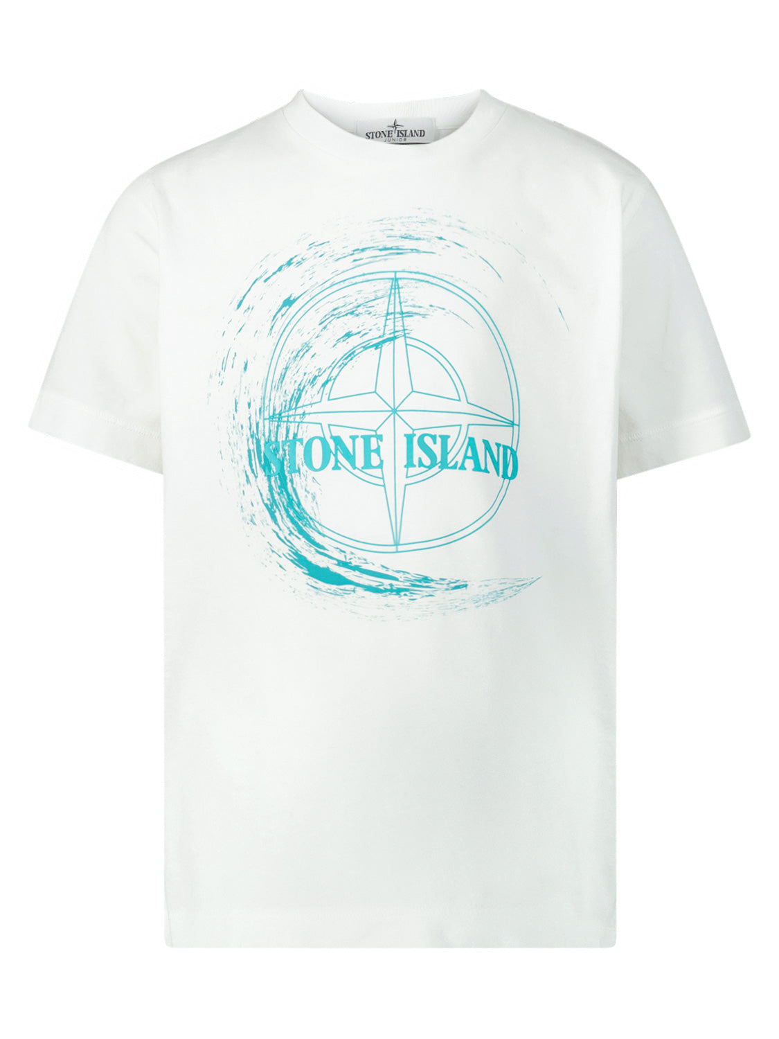 STONE ISLAND JUNIOR Kids t-shirt White in White 1707210682-6903954108-1.jpg | NICKIS.com