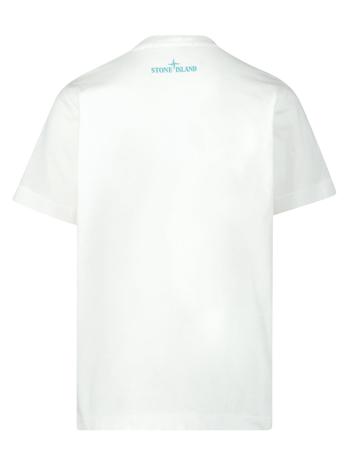 STONE ISLAND JUNIOR Kids t-shirt White in White 1707210682-6903954108-4.jpg | NICKIS.com