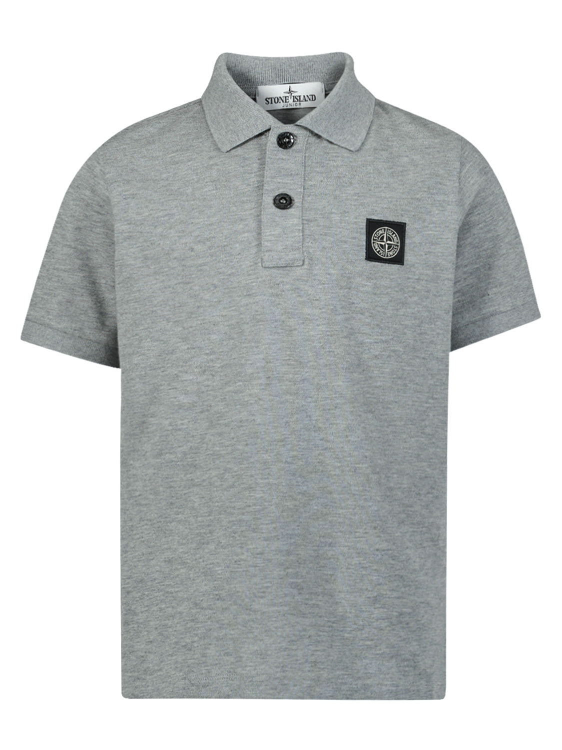 STONE ISLAND JUNIOR Kids Polo Shirt Grey in Grey 1707210693-6904823775-1.jpg | NICKIS.com