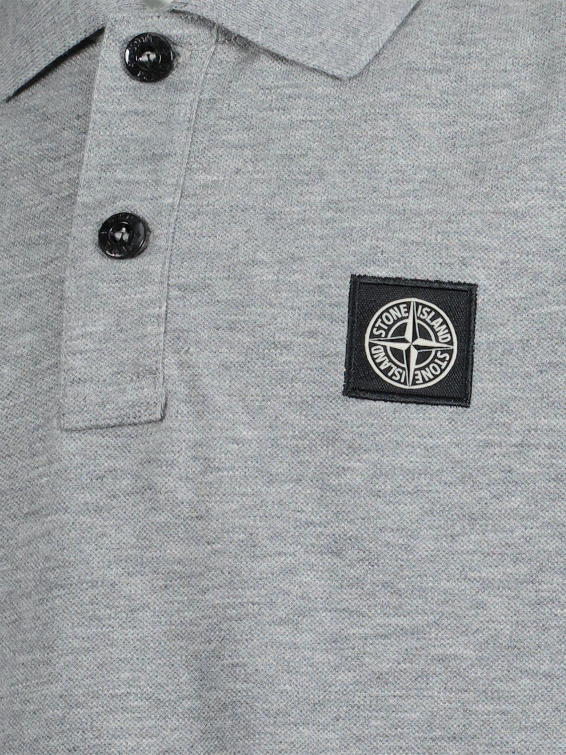 Grey stone island polo shirt online