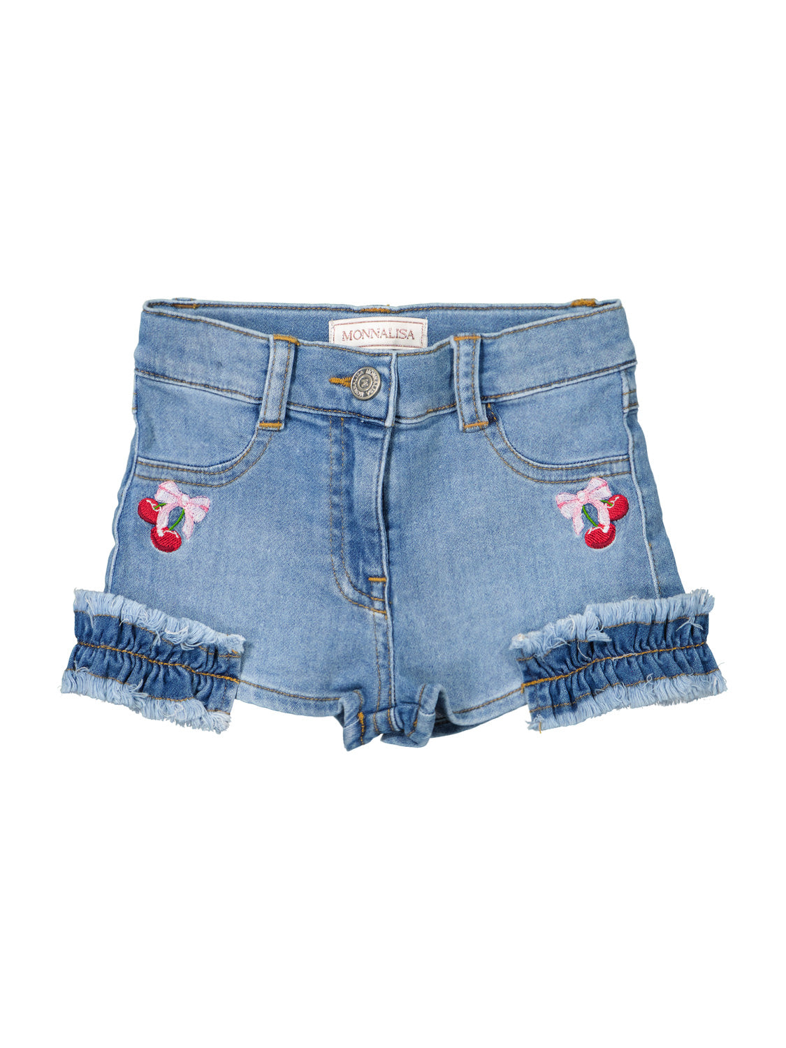 Monnalisa Kids Shorts Blue in Blue 1708014528-6900046102-1.jpg | NICKIS.com