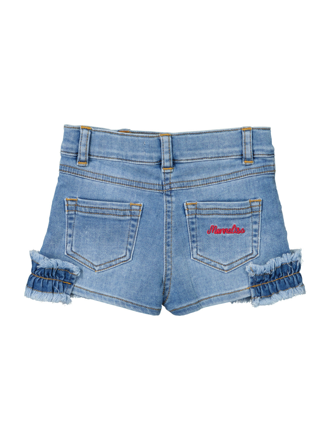 Monnalisa Kids Shorts Blue in Blue 1708014529-6900046102-4.jpg | NICKIS.com