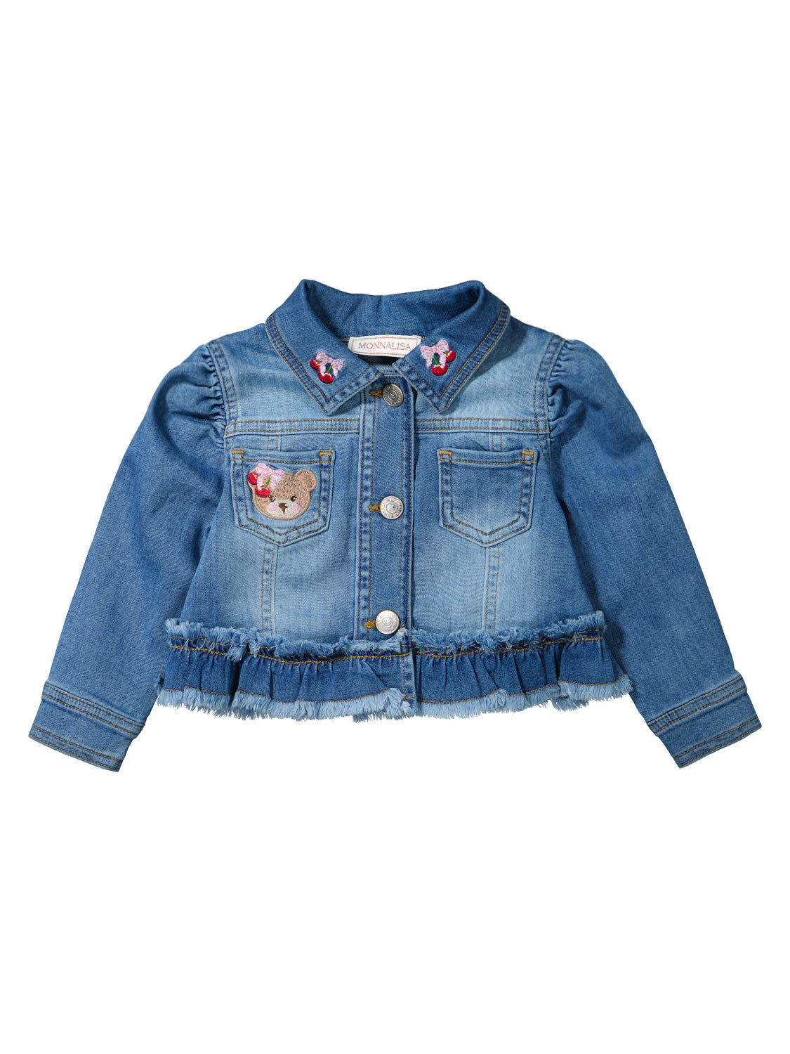 Monnalisa Kids jacket Blue in Blue 1708014535-6906351921-1.jpg | NICKIS.com