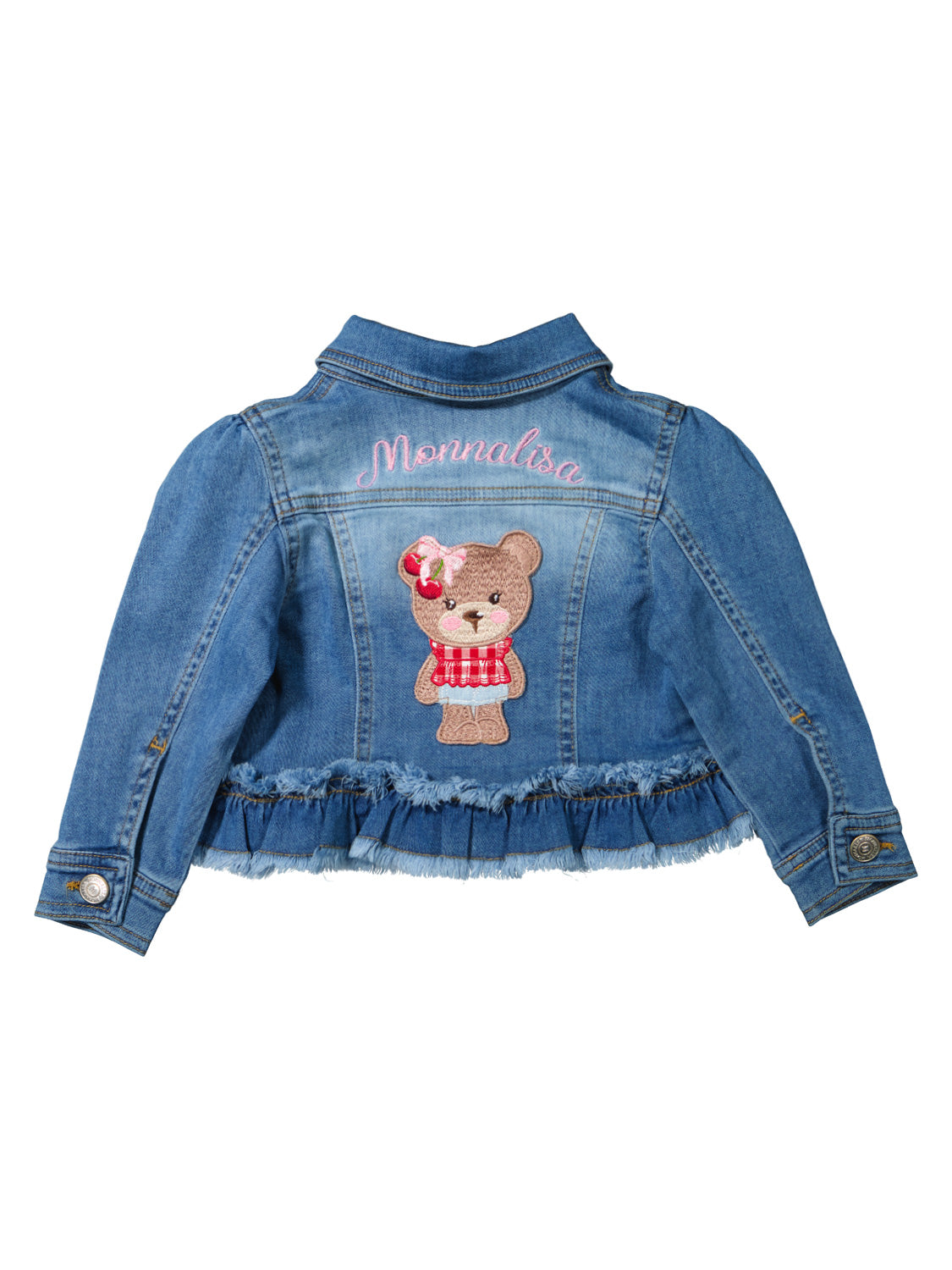 Monnalisa Kids jacket Blue in Blue 1708014536-6906351921-4.jpg | NICKIS.com