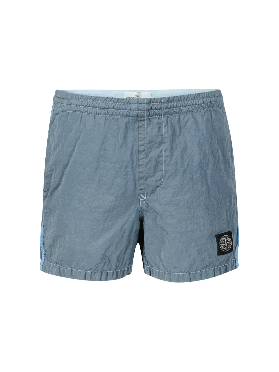 STONE ISLAND JUNIOR Kids swim shorts Blue in Blue 1708438811-6904019574-1.jpg | NICKIS.com