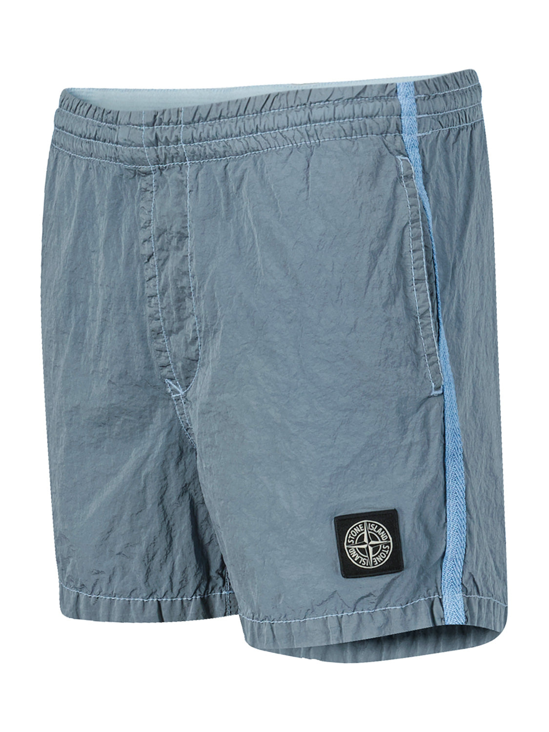 STONE ISLAND JUNIOR Kids swim shorts Blue in Blue 1708438812-6904019574-4.jpg | NICKIS.com