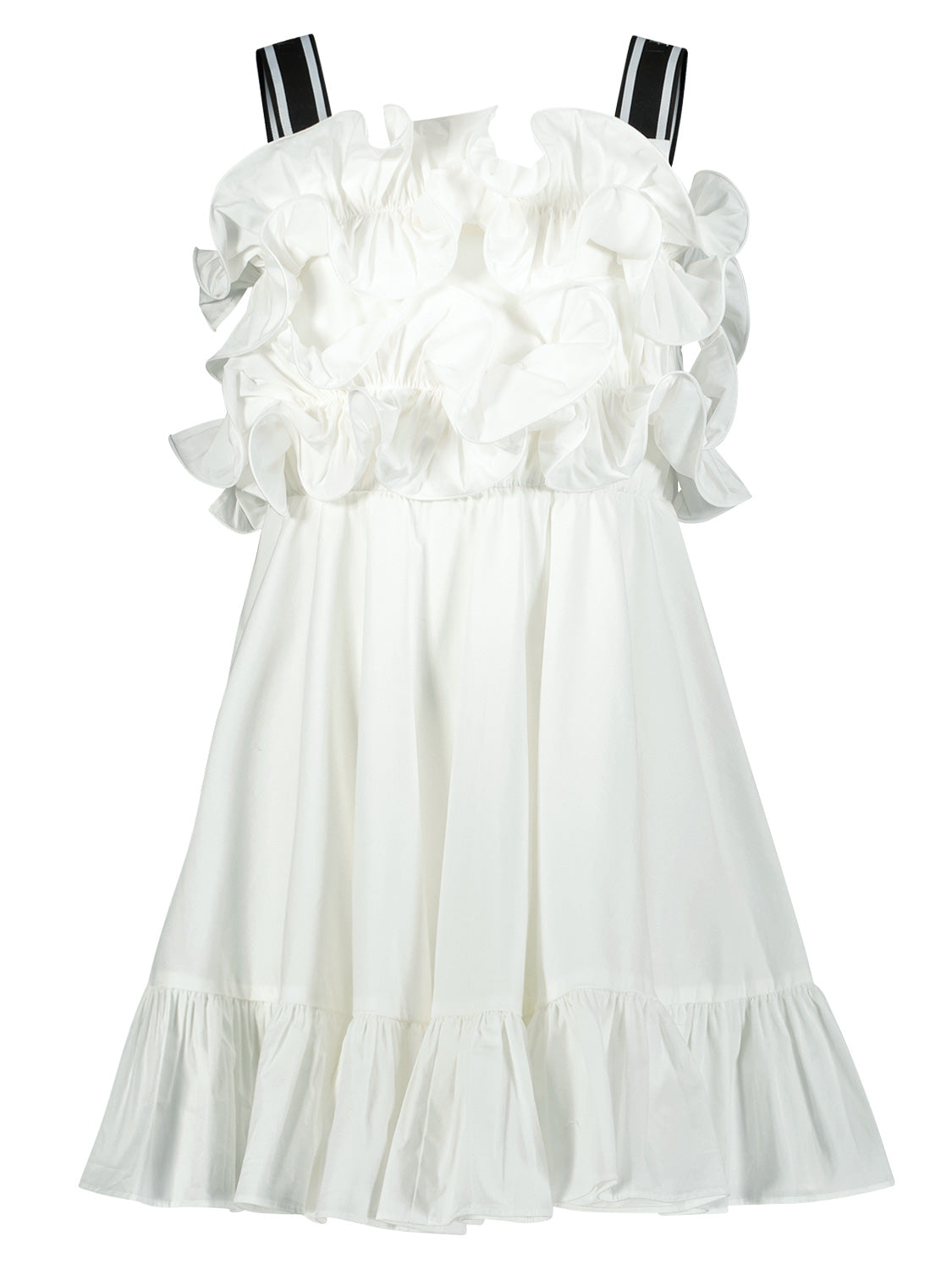 TWINSET Kids dress White in White 1708699395-6909041700-1.jpg | NICKIS.com