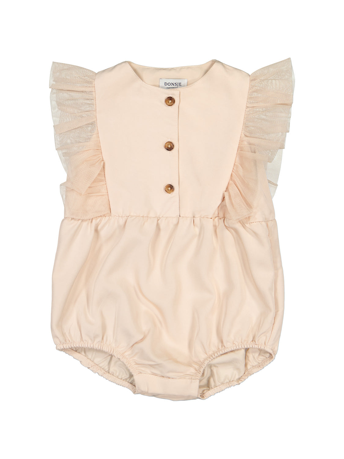 Donsje Amsterdam Kids babygrow Odine Beige in Beige 1709215279-6906154109-1.jpg | NICKIS.com