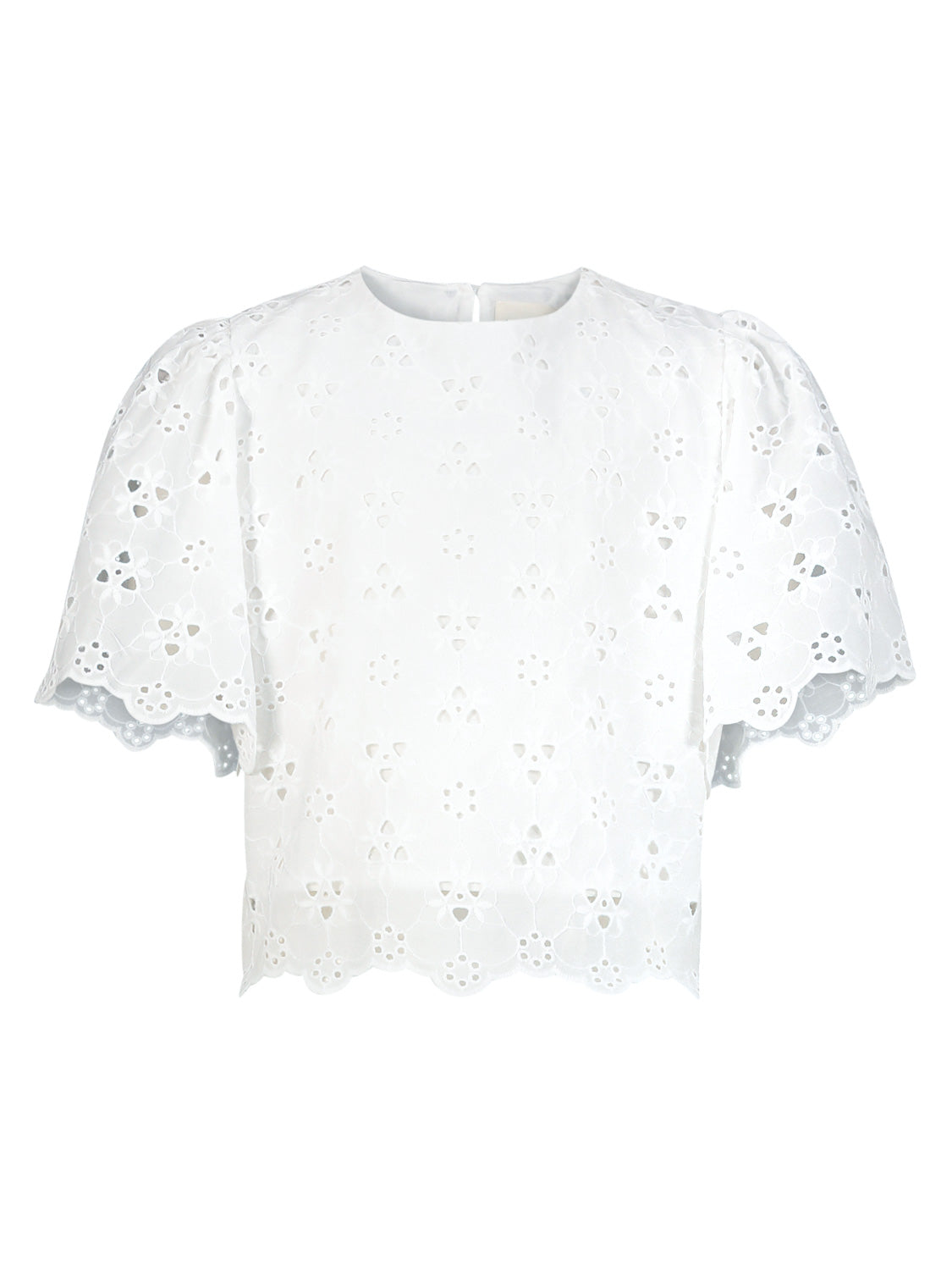 The New Society Kids blouse Abbott White in White 1709309873-6908195249-1.jpg | NICKIS.com