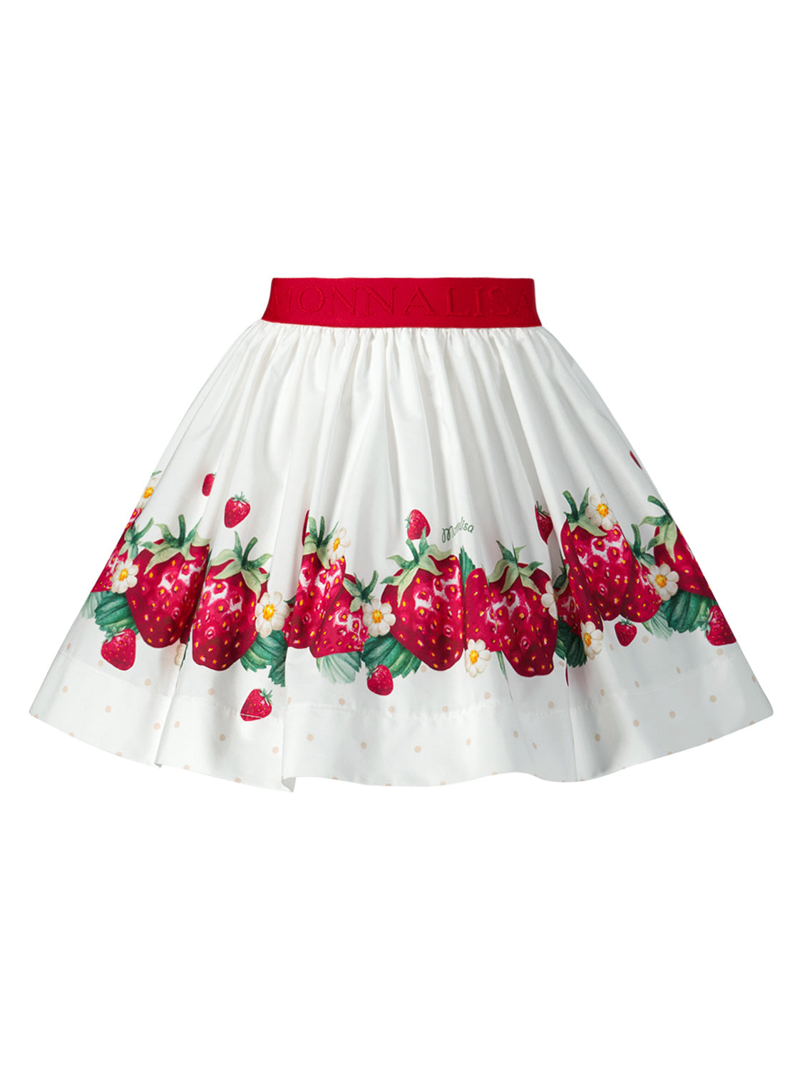 Monnalisa Kids skirt White in White 1709816493-6902396743-1.jpg | NICKIS.com